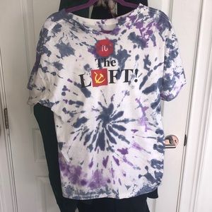 tie dye stop the left t shirt